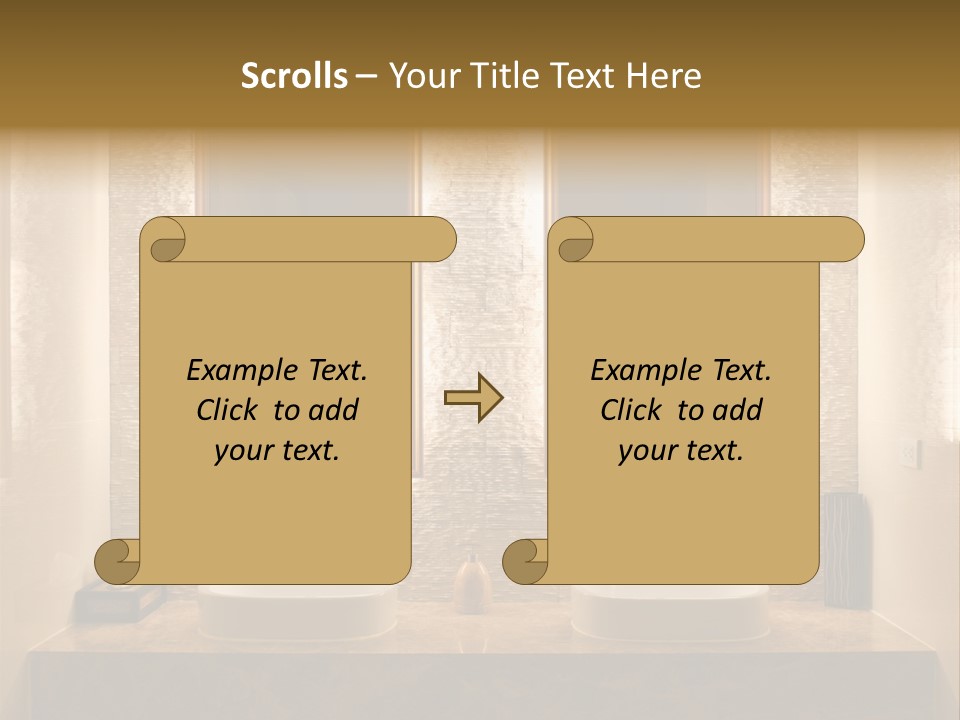Architecture Lamp Granite PowerPoint Template