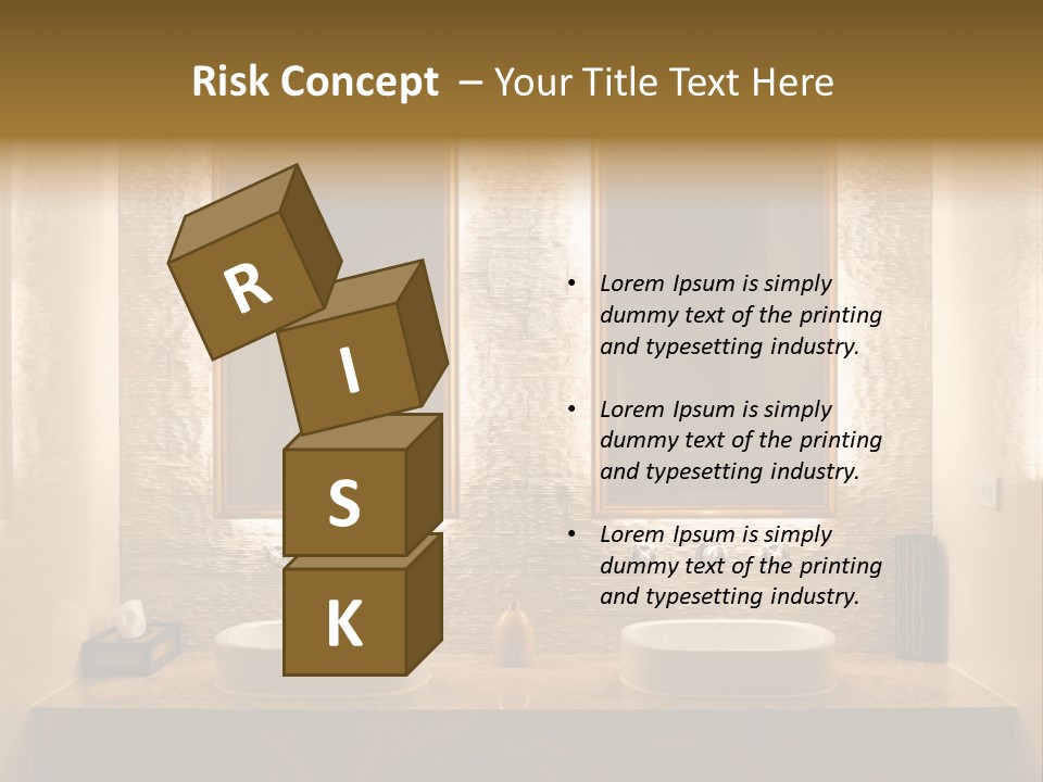 Architecture Lamp Granite PowerPoint Template