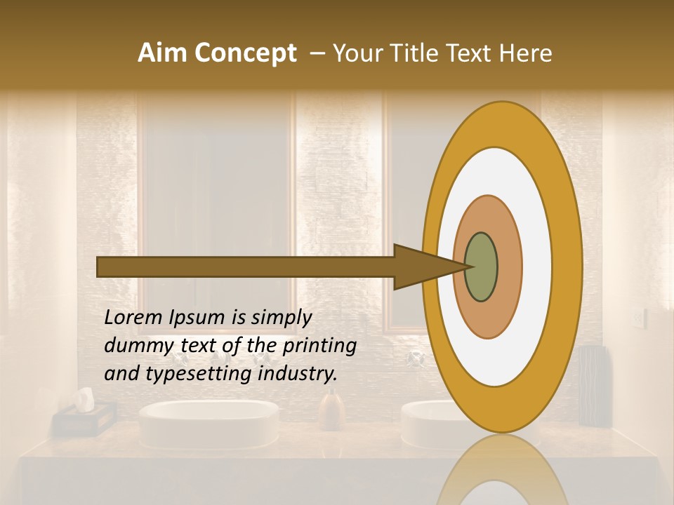 Architecture Lamp Granite PowerPoint Template