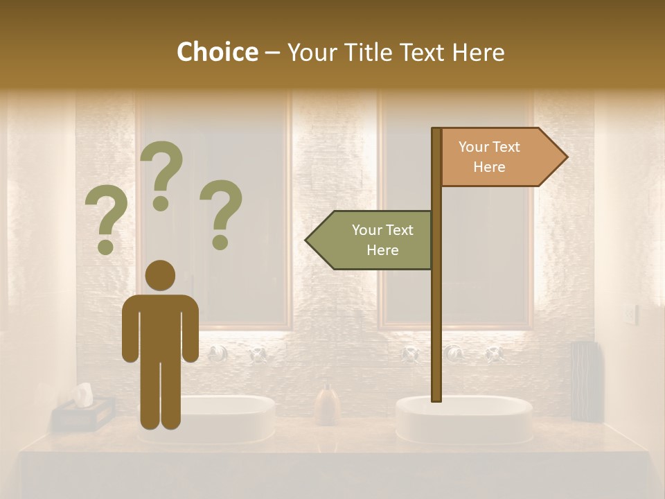 Architecture Lamp Granite PowerPoint Template