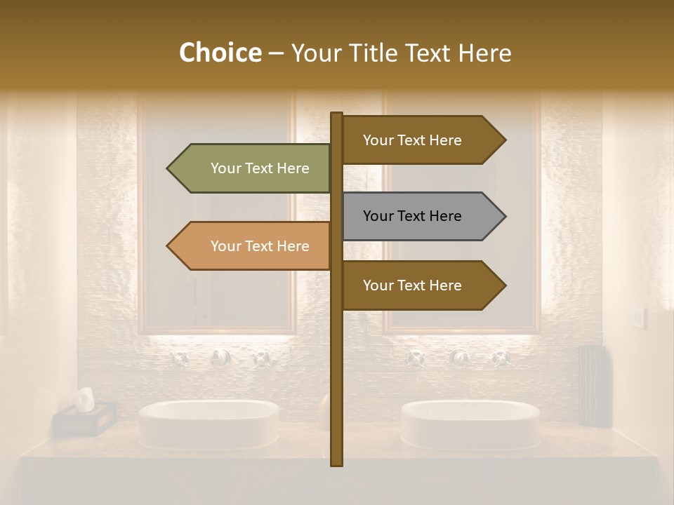 Architecture Lamp Granite PowerPoint Template