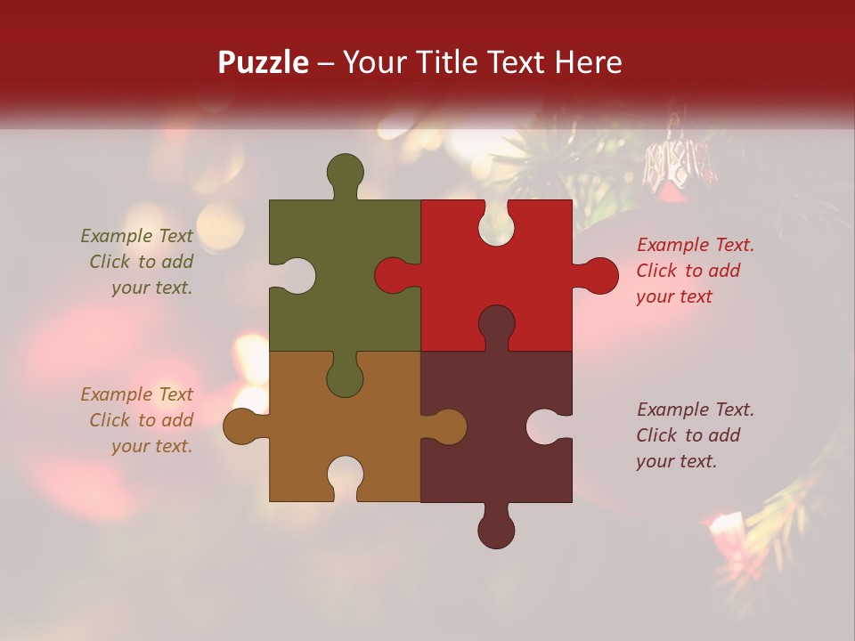 Decoration Horizontal Shiny PowerPoint Template