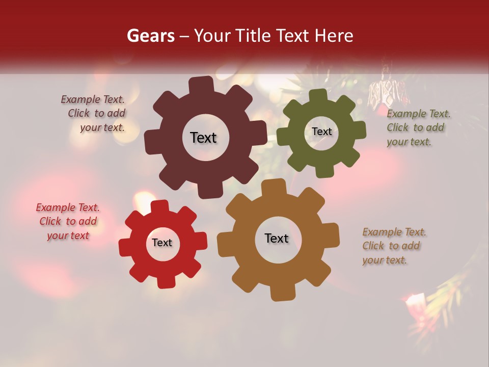 Decoration Horizontal Shiny PowerPoint Template