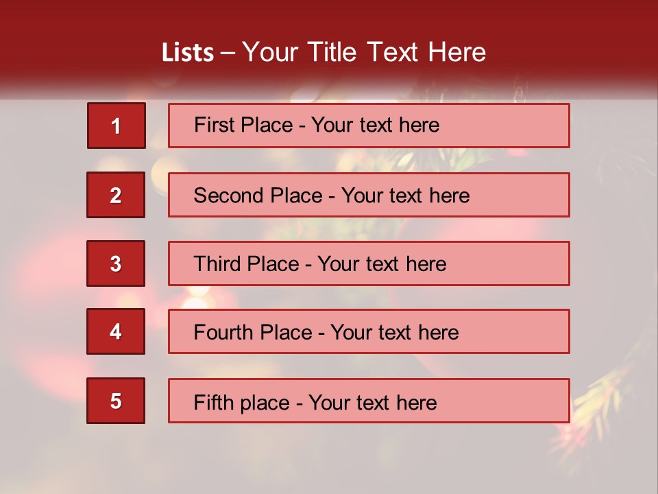 Decoration Horizontal Shiny PowerPoint Template