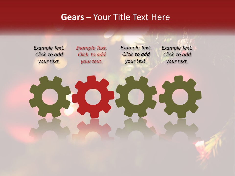 Decoration Horizontal Shiny PowerPoint Template