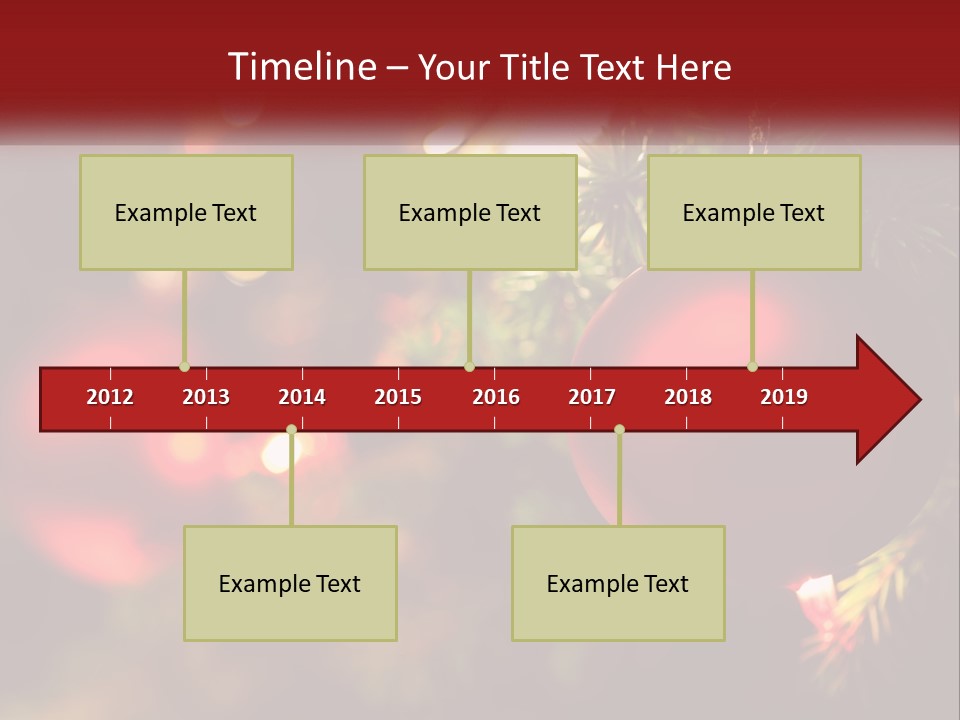 Decoration Horizontal Shiny PowerPoint Template