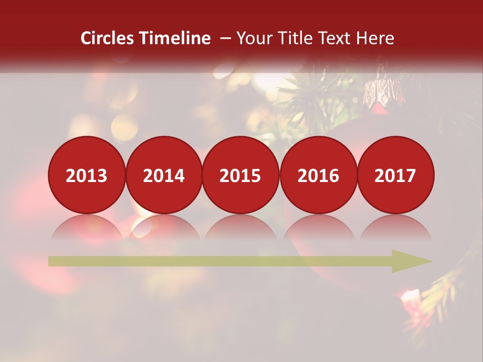 Decoration Horizontal Shiny PowerPoint Template