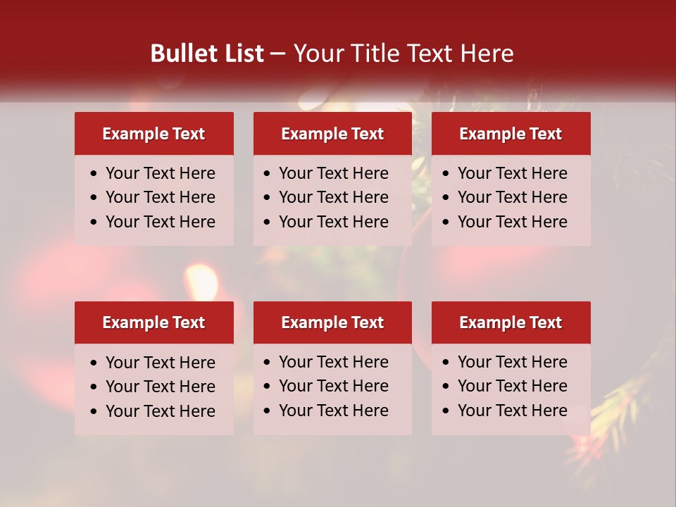 Decoration Horizontal Shiny PowerPoint Template