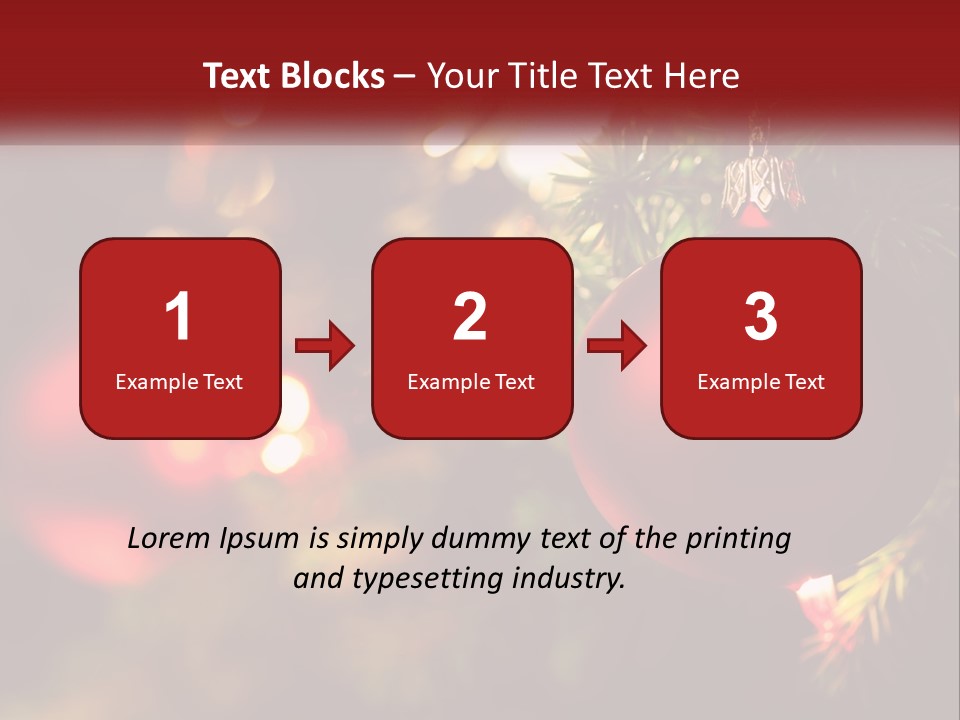 Decoration Horizontal Shiny PowerPoint Template