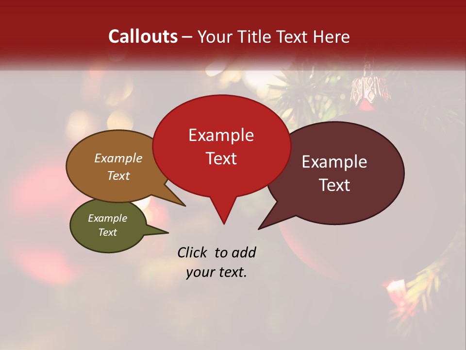 Decoration Horizontal Shiny PowerPoint Template