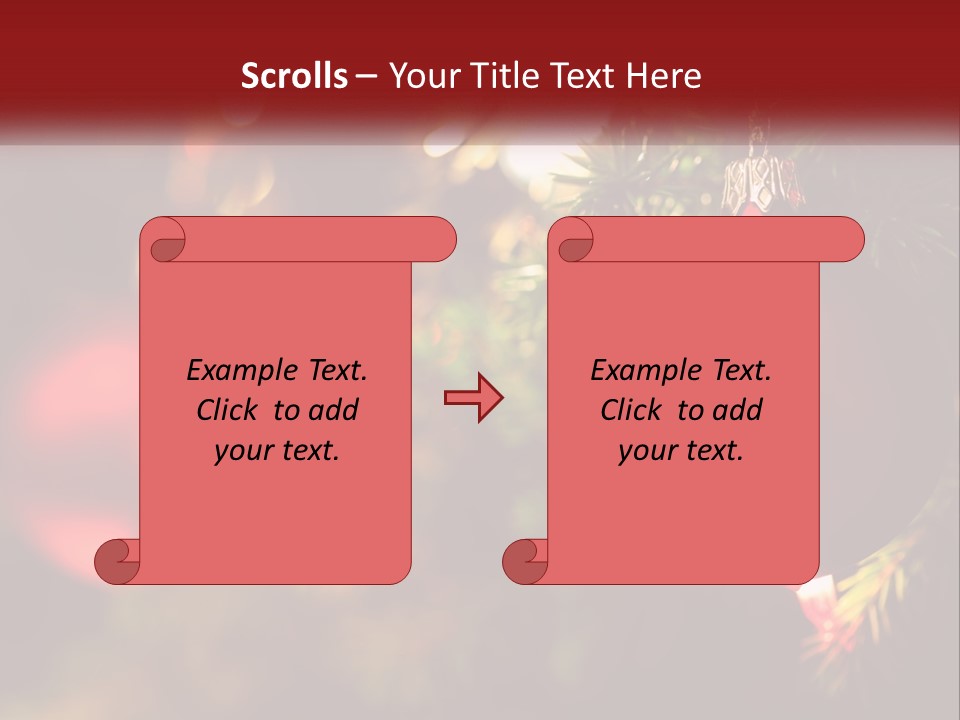 Decoration Horizontal Shiny PowerPoint Template