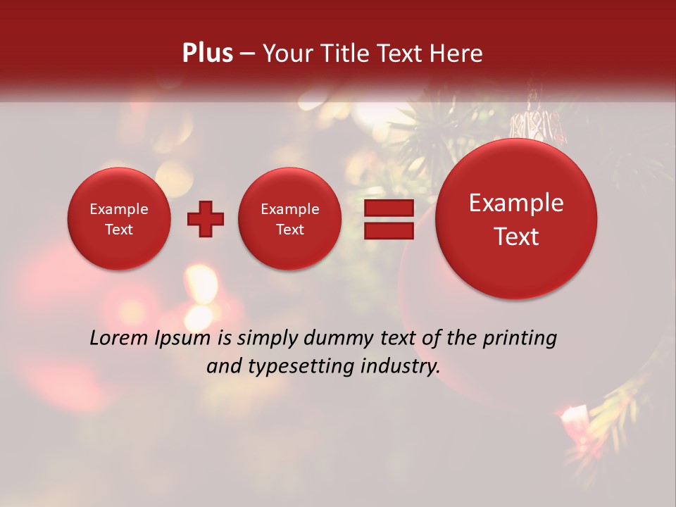 Decoration Horizontal Shiny PowerPoint Template