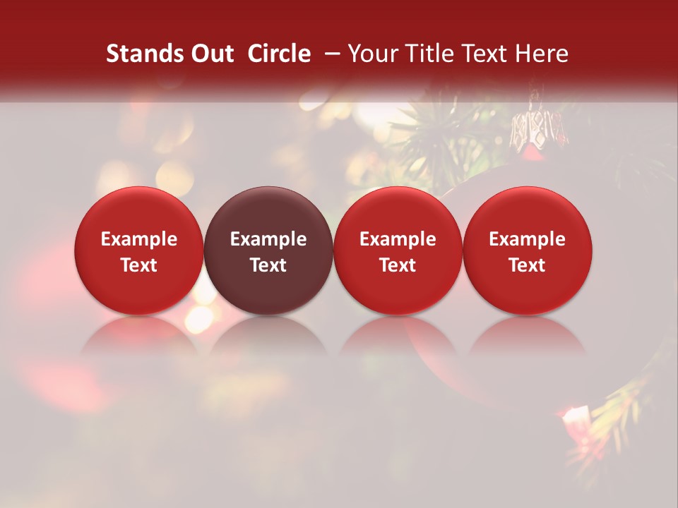 Decoration Horizontal Shiny PowerPoint Template