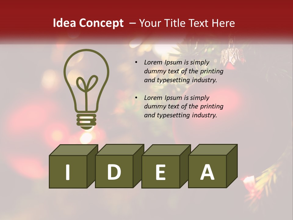 Decoration Horizontal Shiny PowerPoint Template