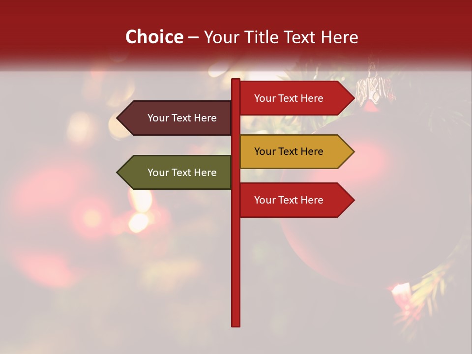 Decoration Horizontal Shiny PowerPoint Template