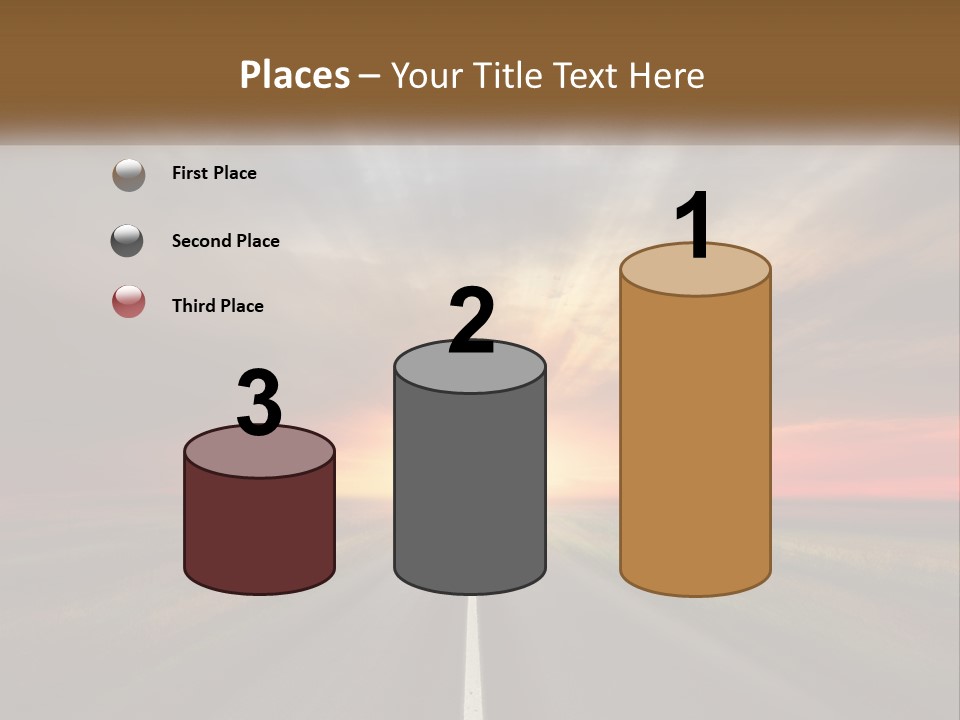 Destination Horizon Green PowerPoint Template