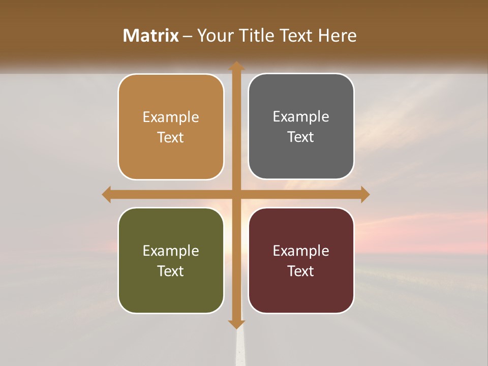 Destination Horizon Green PowerPoint Template