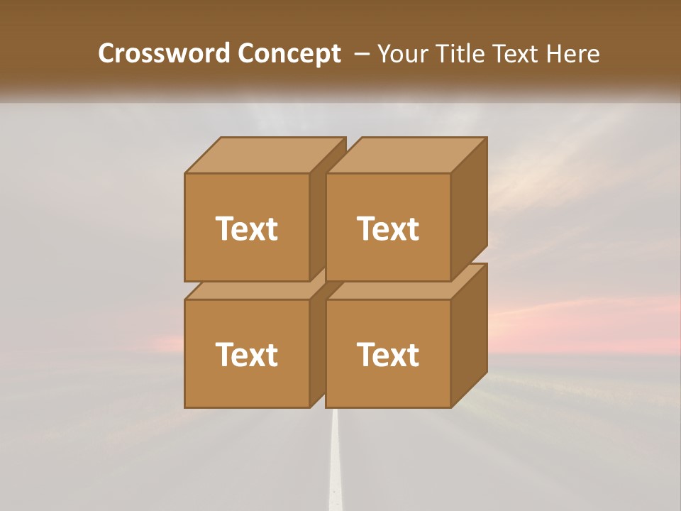 Destination Horizon Green PowerPoint Template