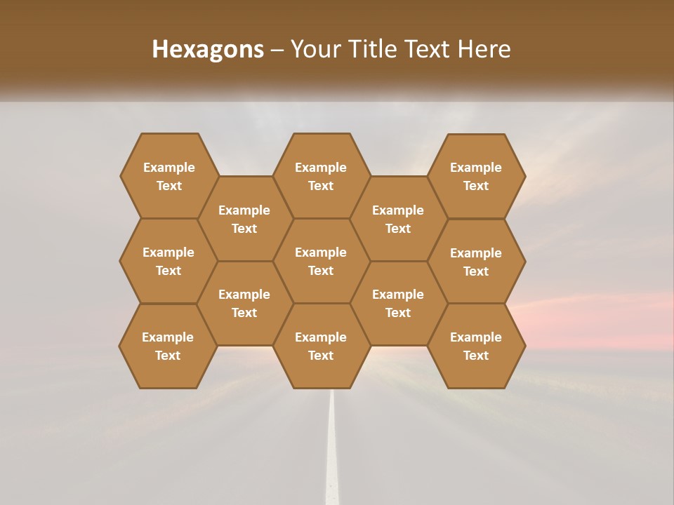 Destination Horizon Green PowerPoint Template