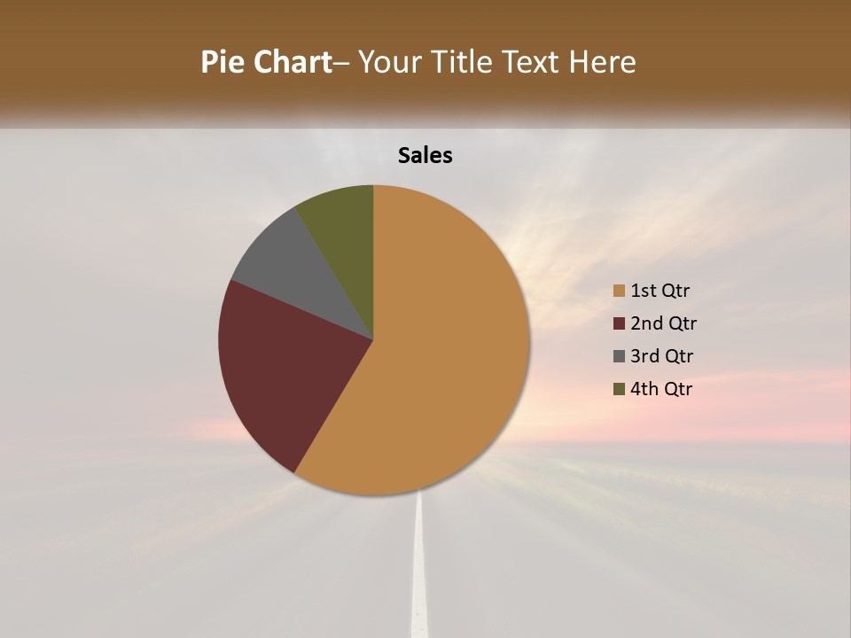 Destination Horizon Green PowerPoint Template