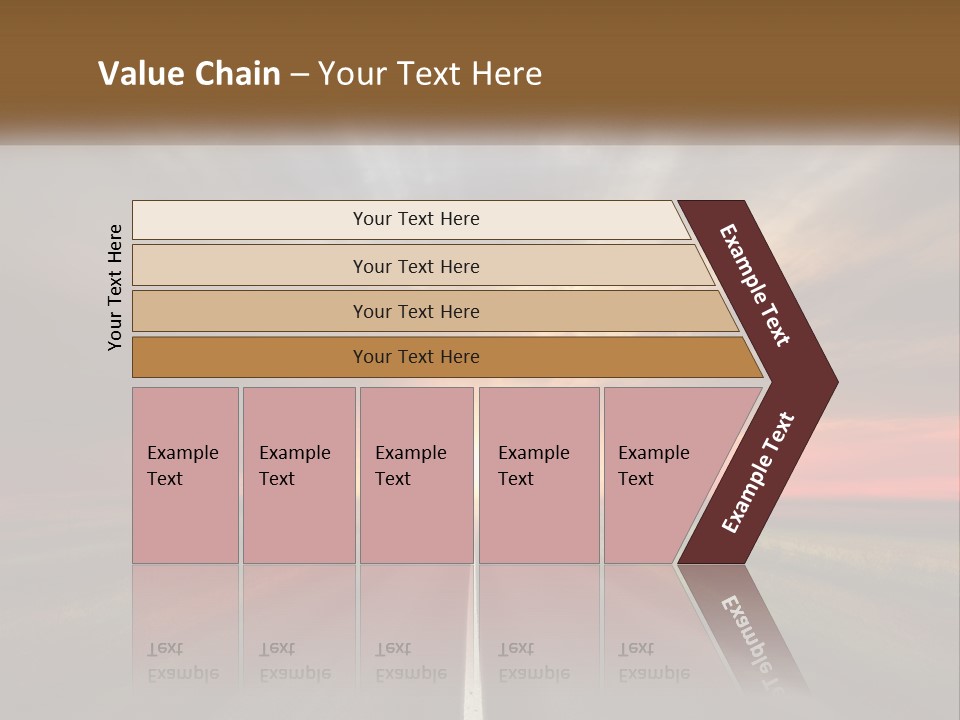 Destination Horizon Green PowerPoint Template