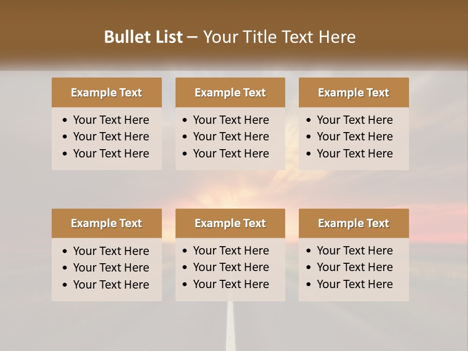 Destination Horizon Green PowerPoint Template