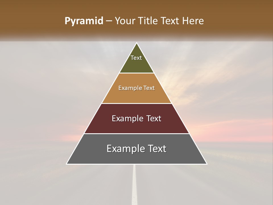 Destination Horizon Green PowerPoint Template