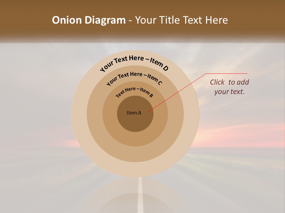 Destination Horizon Green PowerPoint Template
