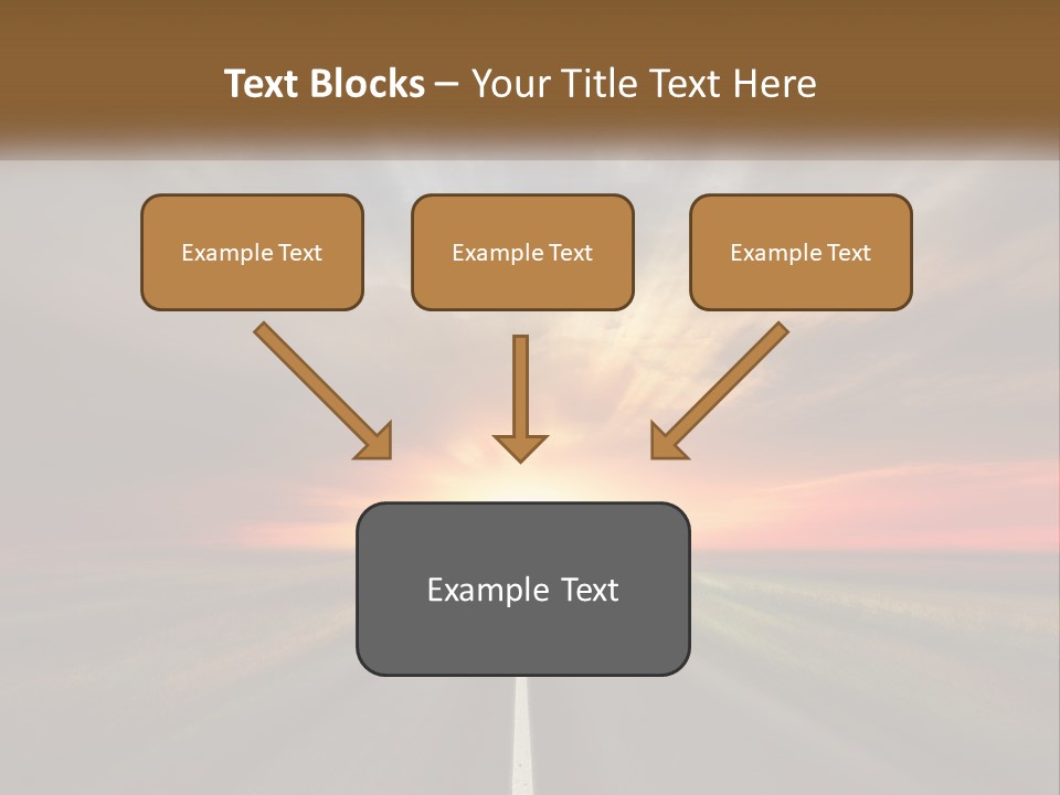 Destination Horizon Green PowerPoint Template