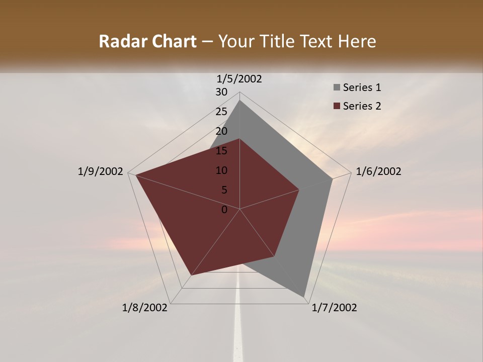 Destination Horizon Green PowerPoint Template