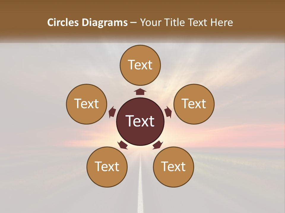 Destination Horizon Green PowerPoint Template