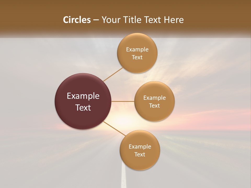 Destination Horizon Green PowerPoint Template