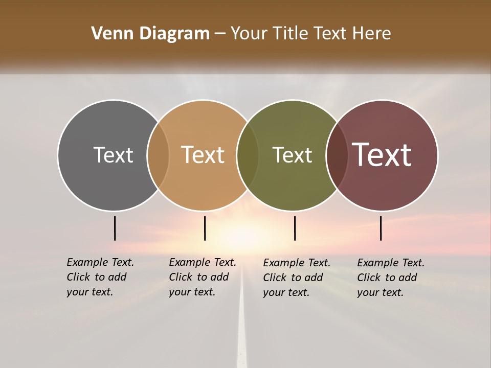 Destination Horizon Green PowerPoint Template