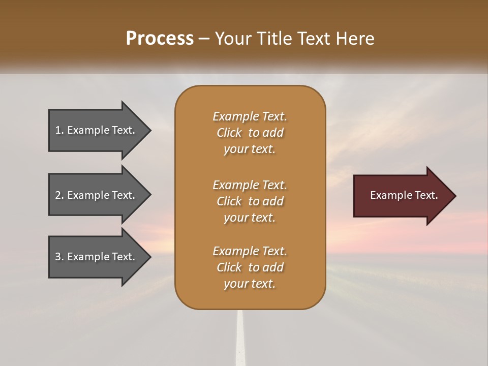 Destination Horizon Green PowerPoint Template