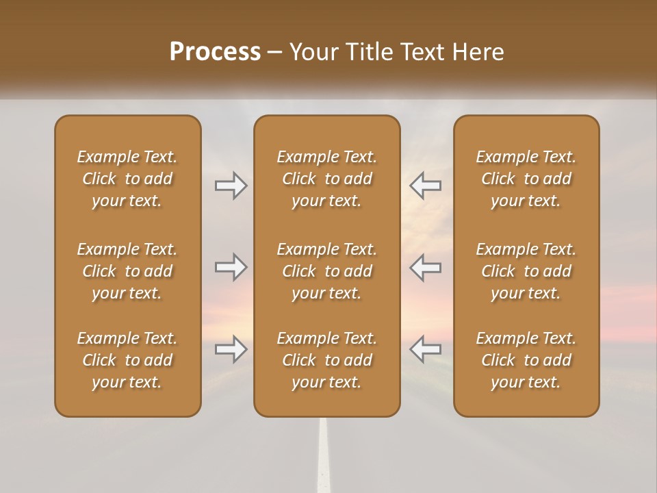 Destination Horizon Green PowerPoint Template