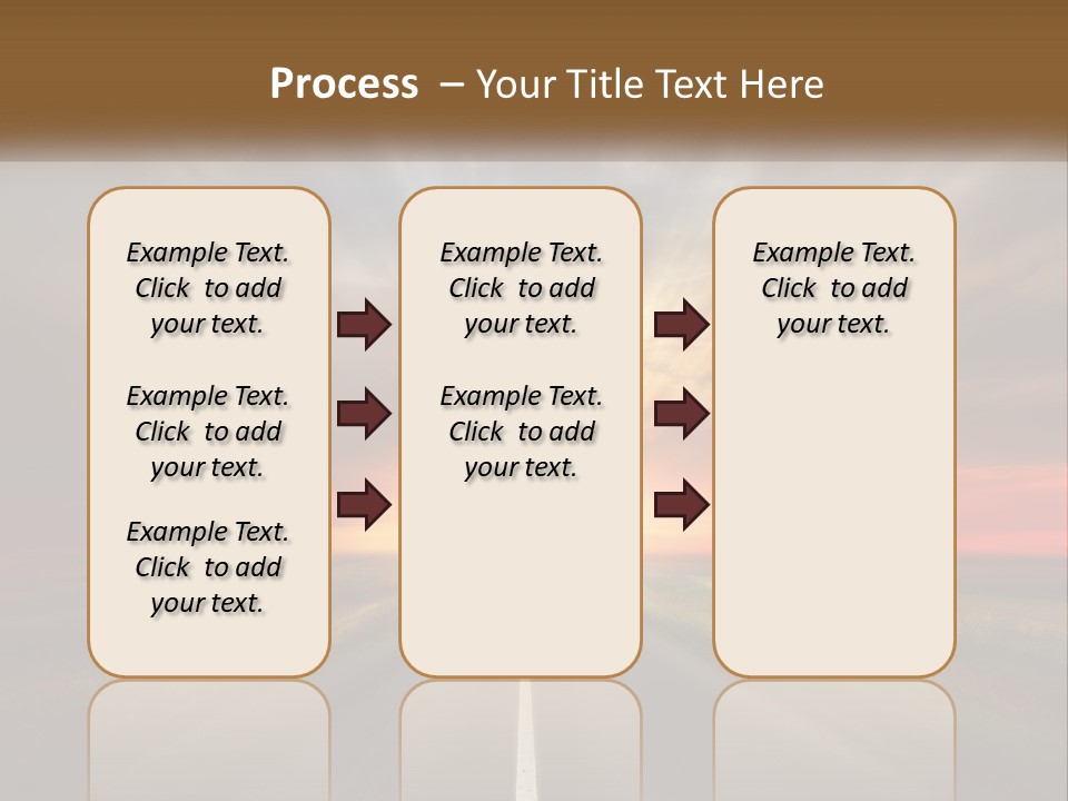 Destination Horizon Green PowerPoint Template