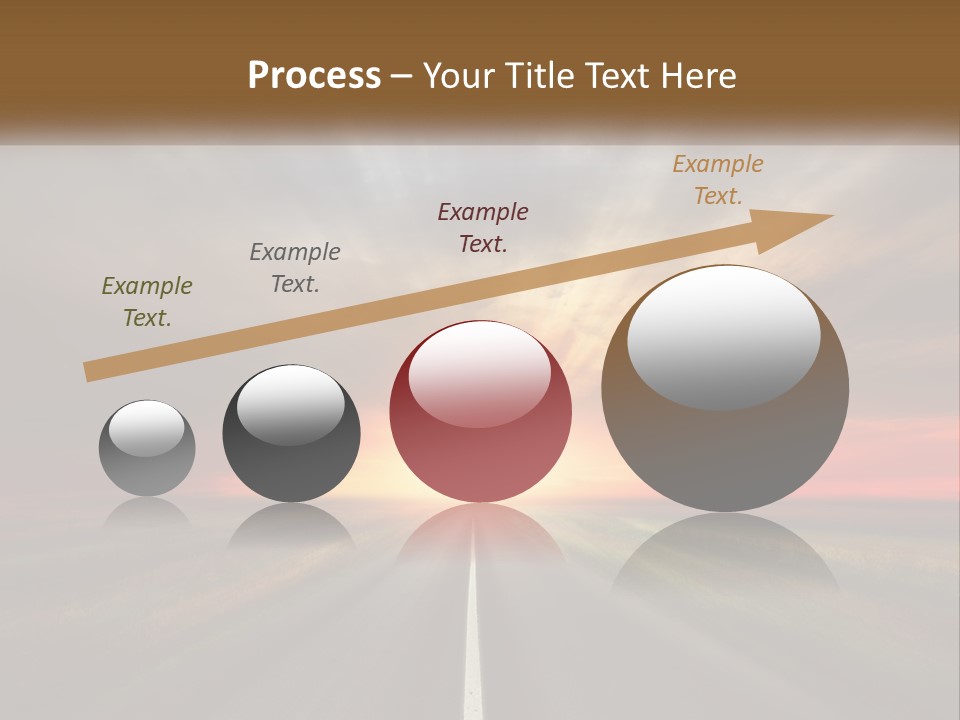 Destination Horizon Green PowerPoint Template