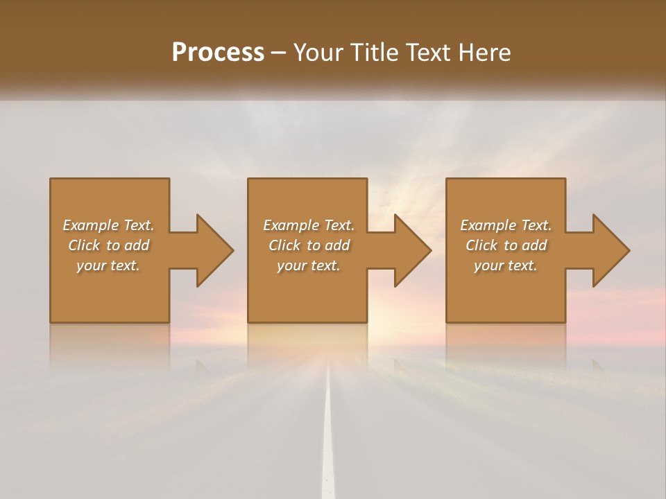 Destination Horizon Green PowerPoint Template