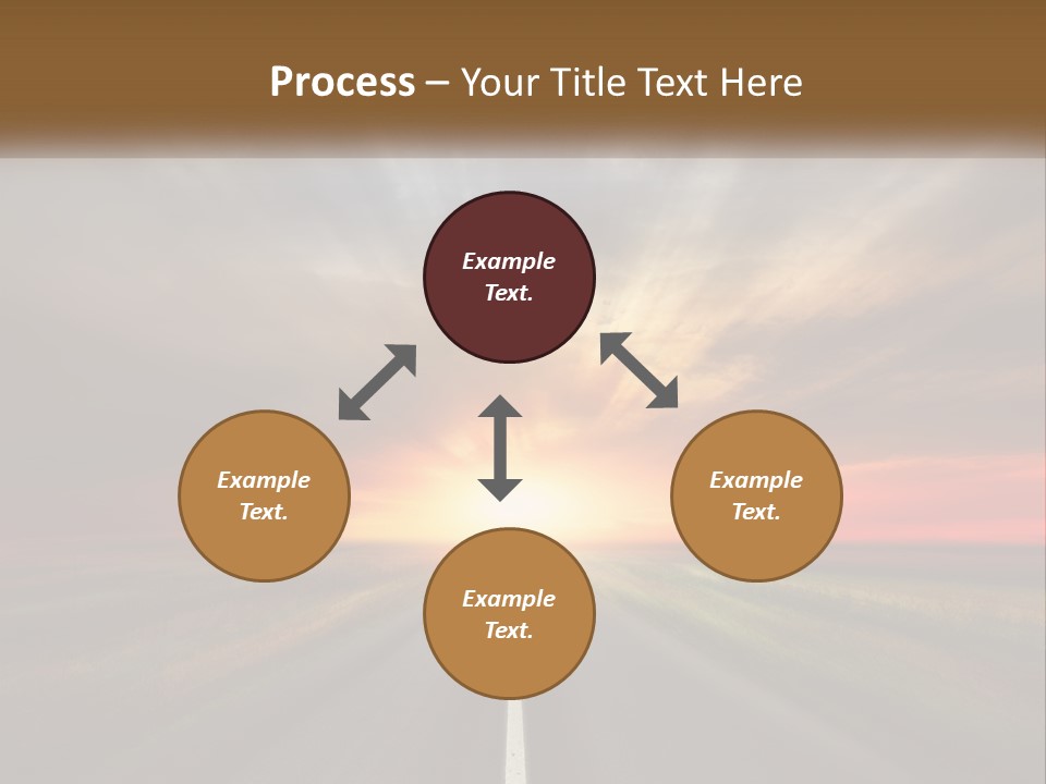 Destination Horizon Green PowerPoint Template