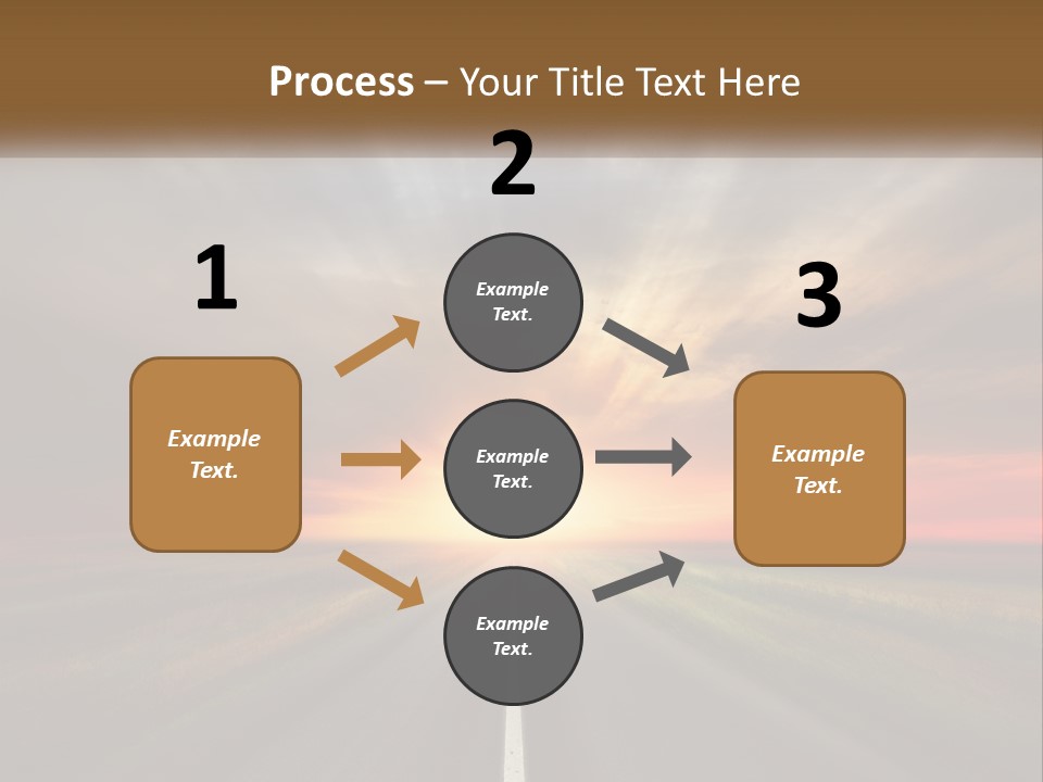 Destination Horizon Green PowerPoint Template