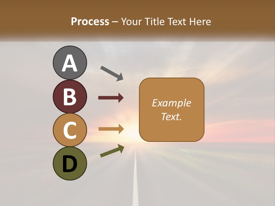 Destination Horizon Green PowerPoint Template