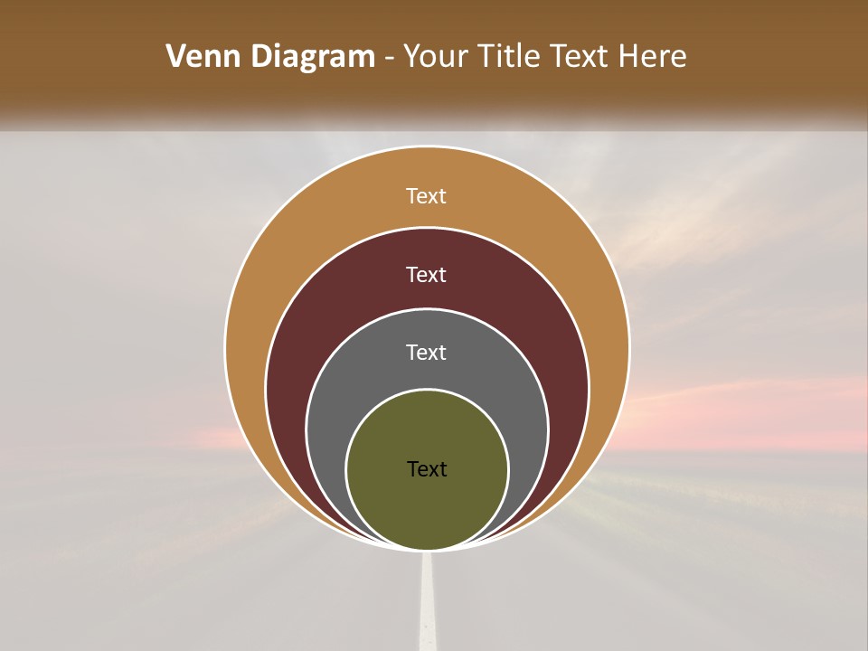 Destination Horizon Green PowerPoint Template