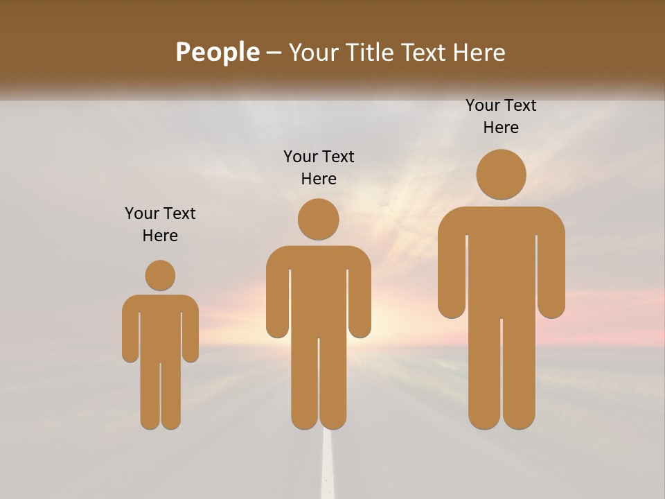 Destination Horizon Green PowerPoint Template