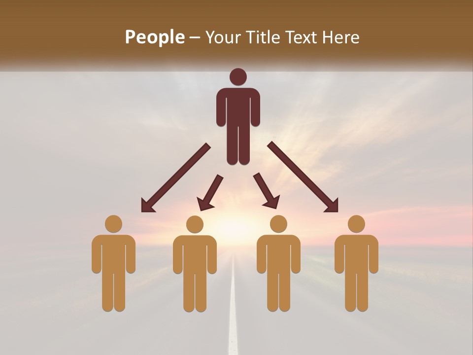 Destination Horizon Green PowerPoint Template