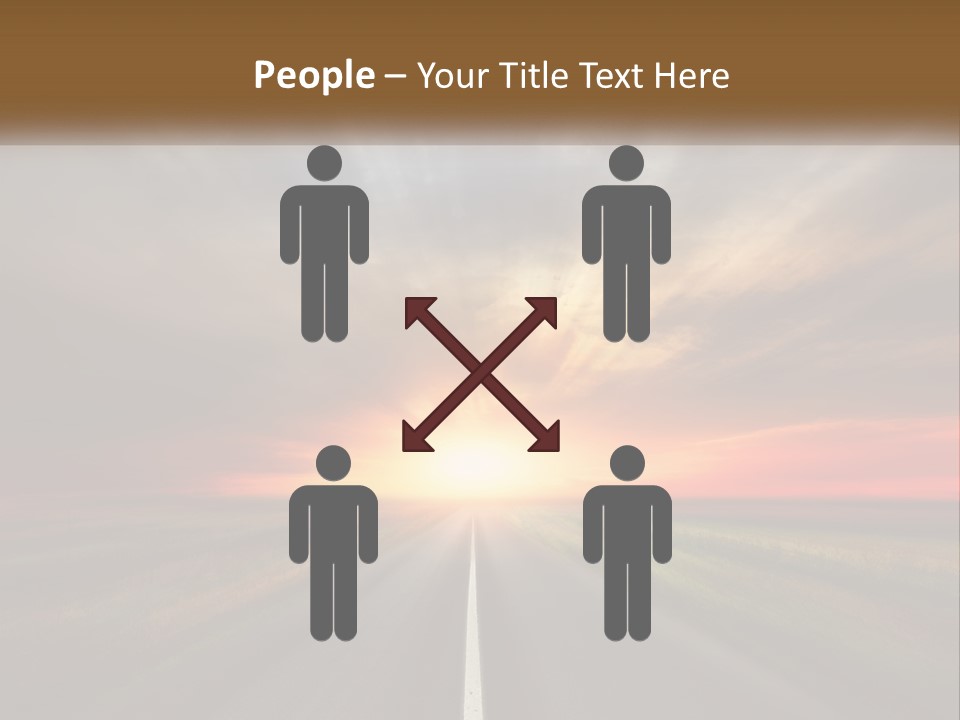 Destination Horizon Green PowerPoint Template