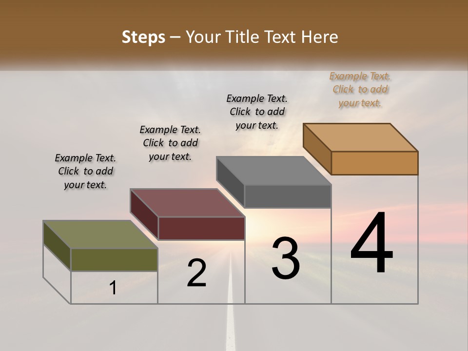 Destination Horizon Green PowerPoint Template