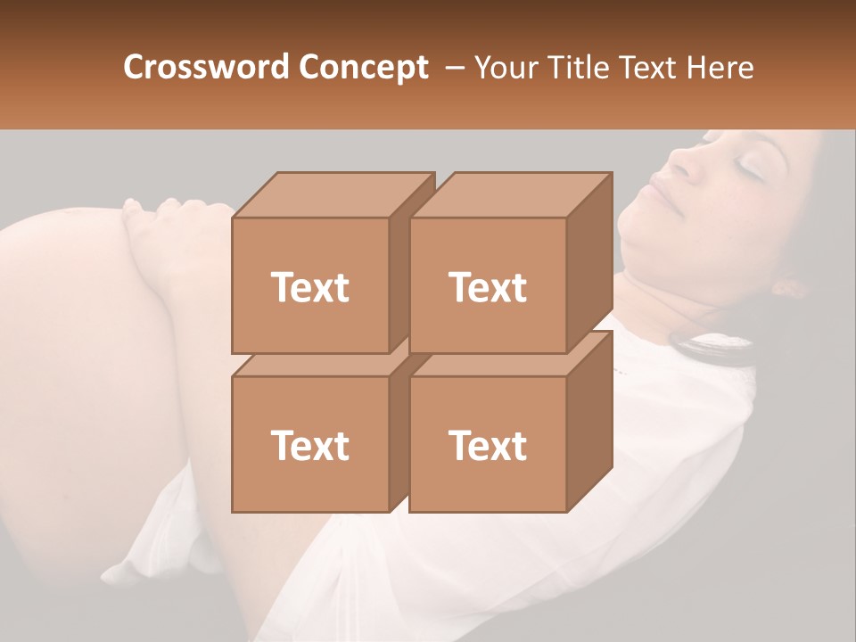 Tummy Mother Mum PowerPoint Template