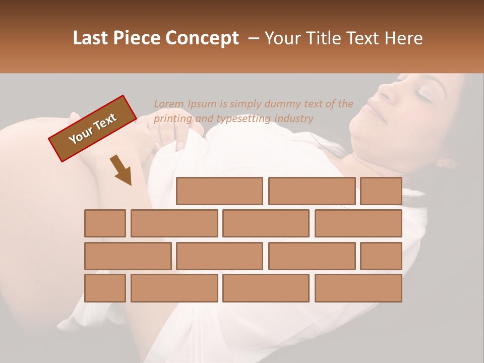 Tummy Mother Mum PowerPoint Template