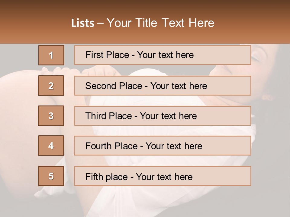 Tummy Mother Mum PowerPoint Template