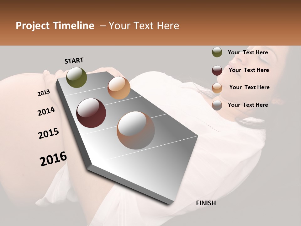 Tummy Mother Mum PowerPoint Template